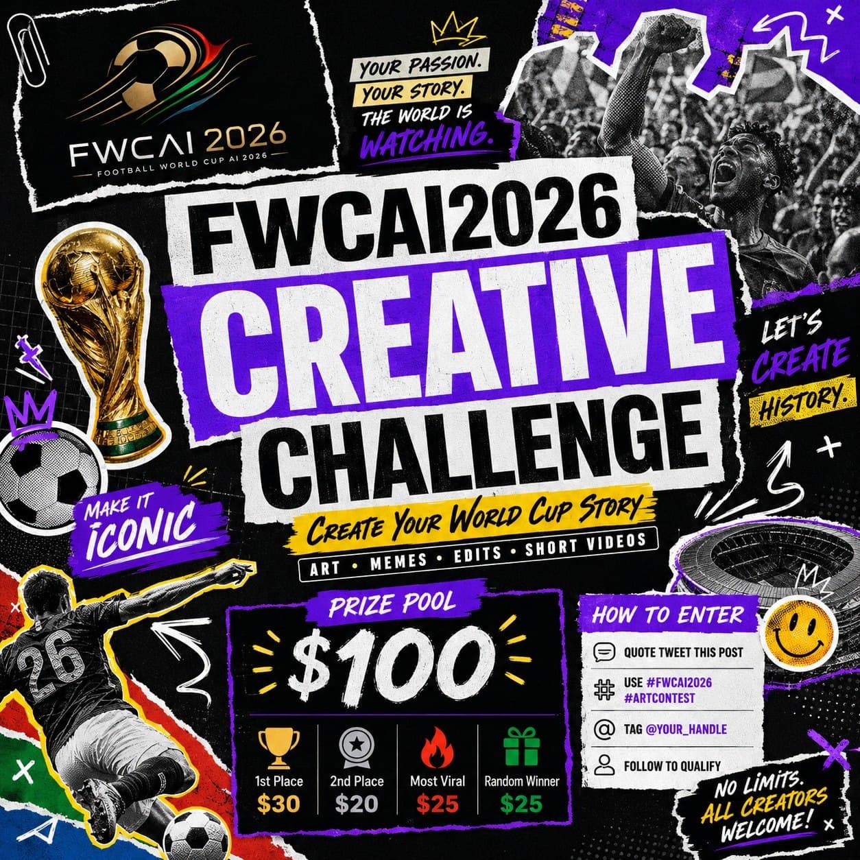 FWCAI2026 X campaign poster
